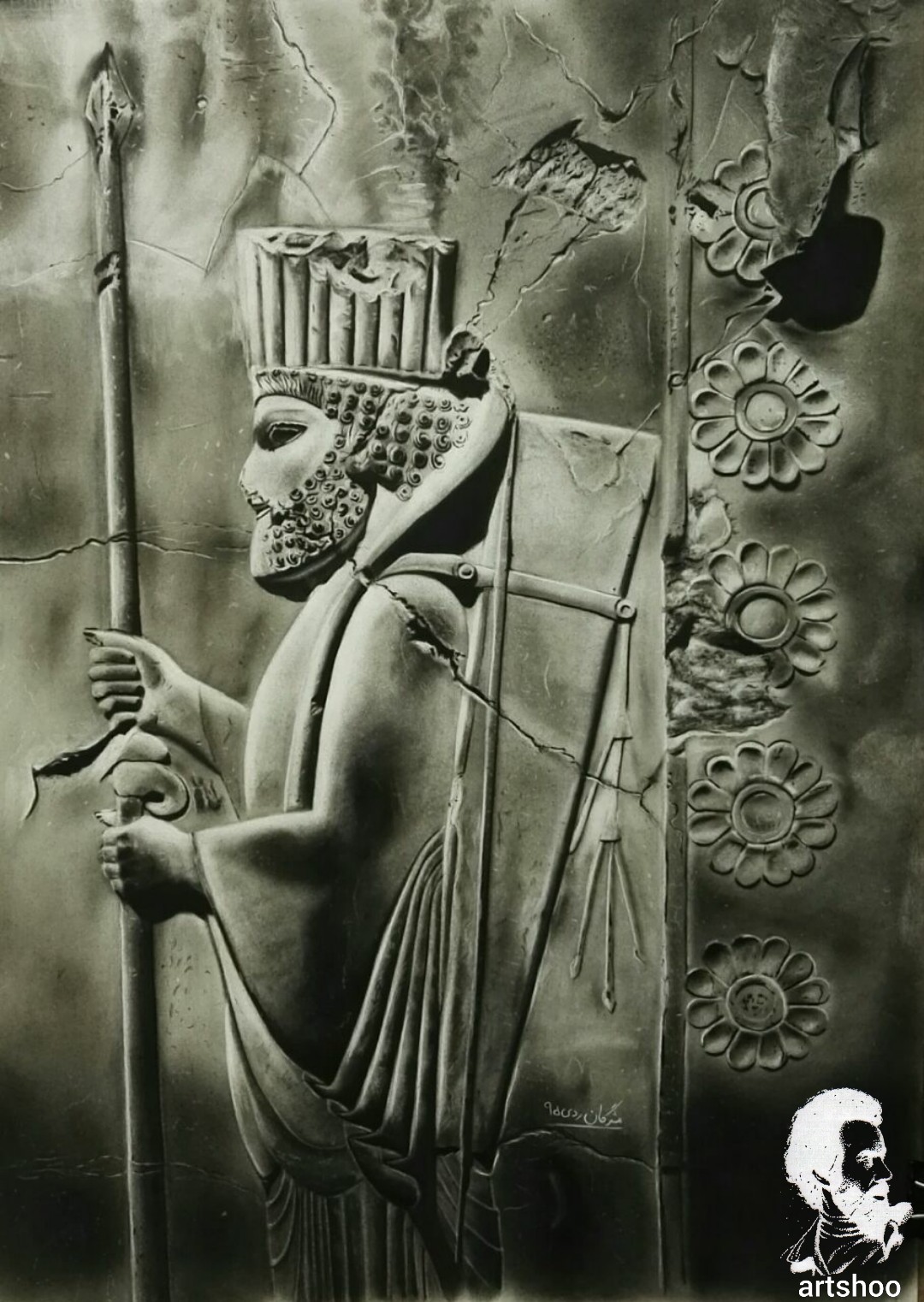 نقاشی سیاه قلم